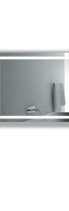 Krugg Mod SM Corned 36'' x 36'' 5000K Square Modular Led Bathroom Vanity Mirror With Built-in Defogger and Dimmer