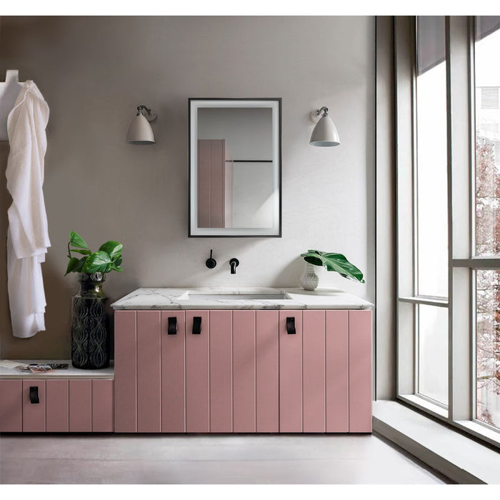 Krugg Soho 24'' x 36'' Black LED Bathroom Mirror Soho2436B