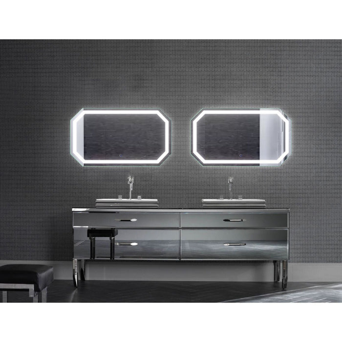 Krugg Tudor 24'' x 42'' LED Bathroom Mirror with Dimmer & Defogger Tudor2442
