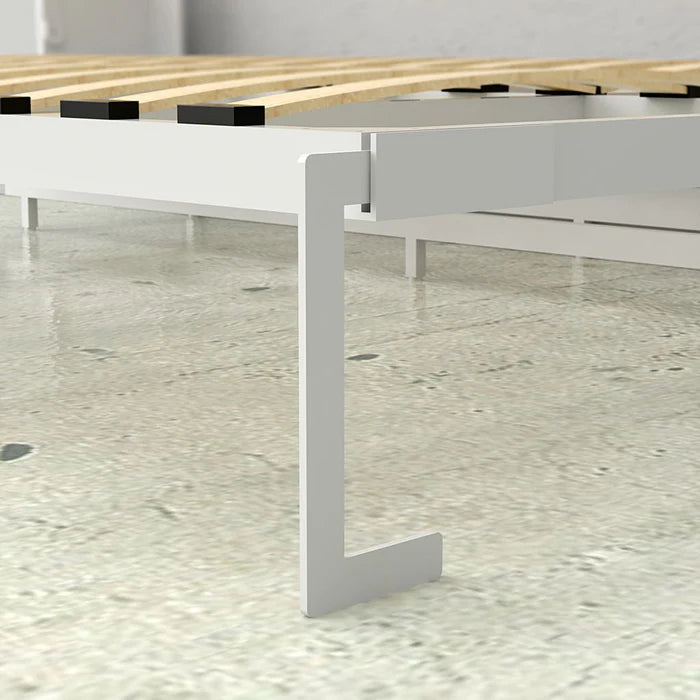 Landscape Murphy Bed, Full Size, White | Leto Muro