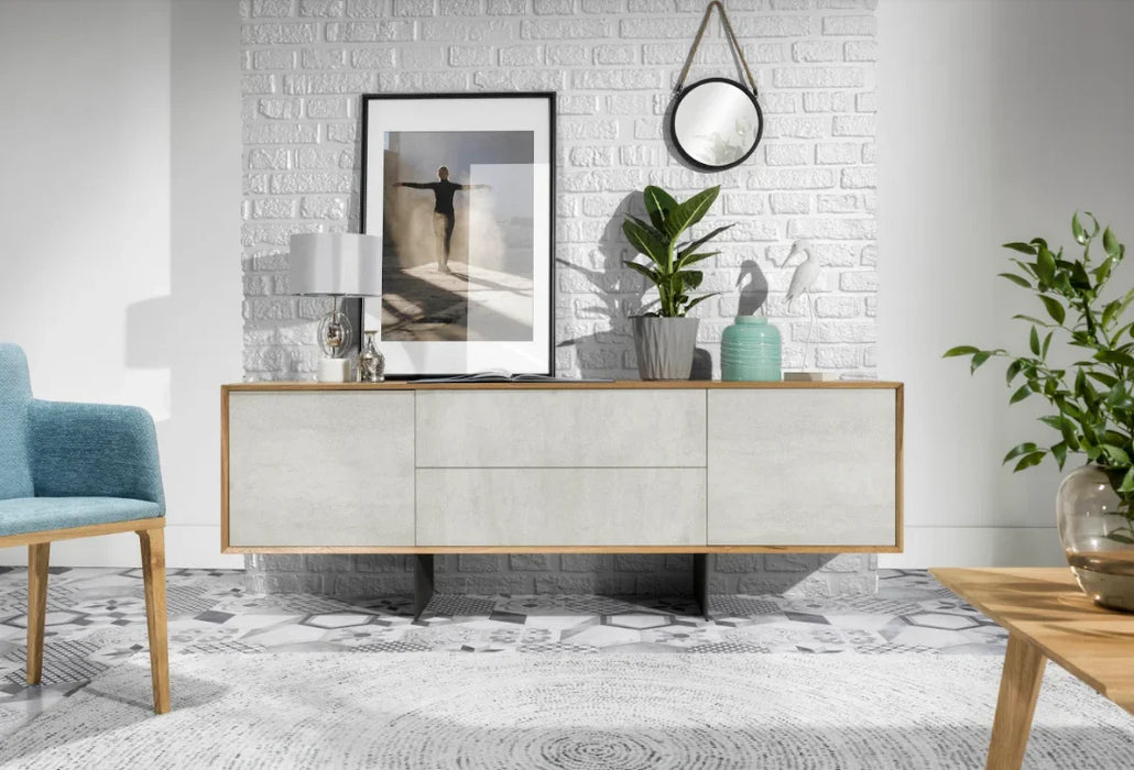 Maxima House IDA Solid Wood Sideboard