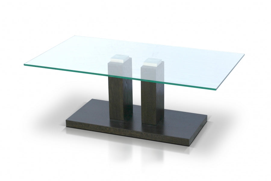 Maxima House Avanti  Glass Top Rectangular Coffee Table CT1121