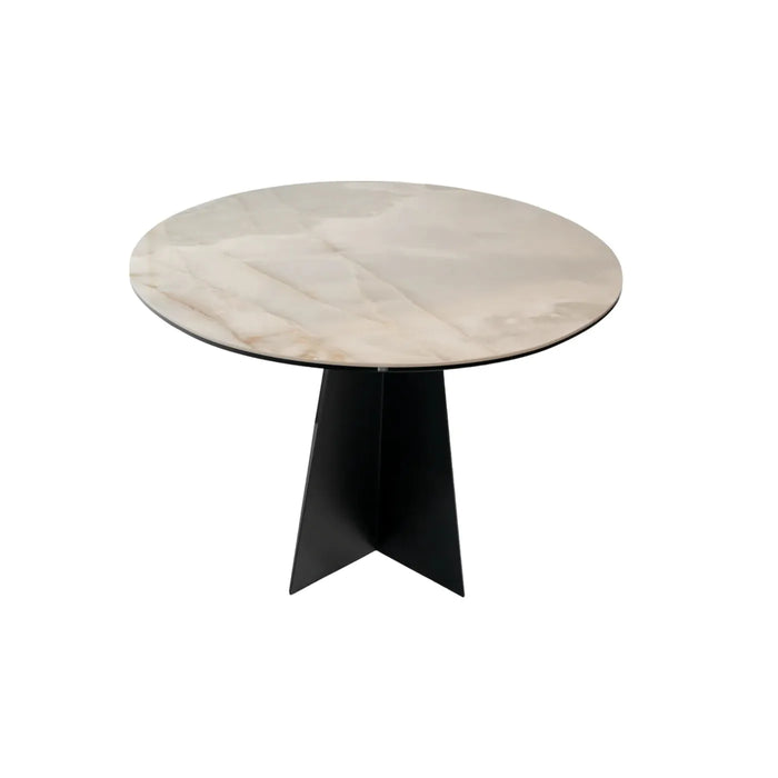 Maxima House Gabriele Dining Table with Ceramic Top and Metal base DI004