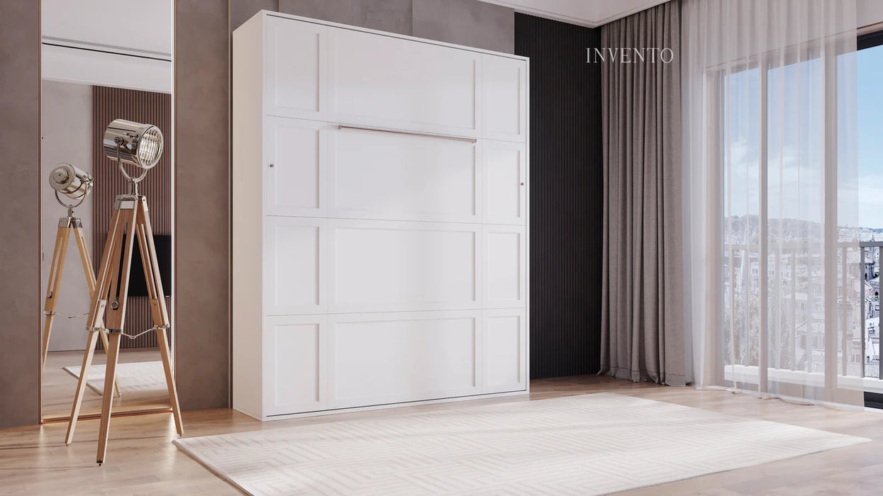 Murphy Bed with LED | European Queen Size | Maxima House Invento INCL-14WW