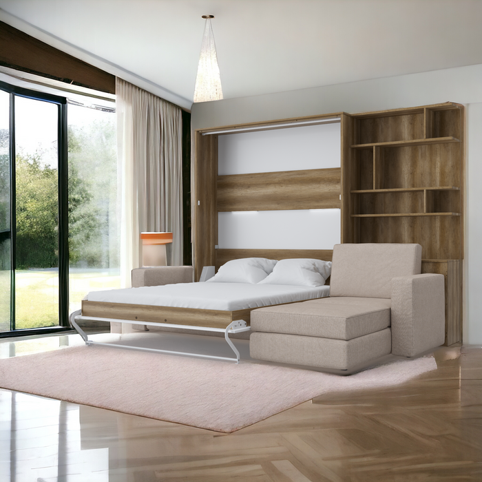 Murphy Bed with Couch | European Queen | Maxima House Invento