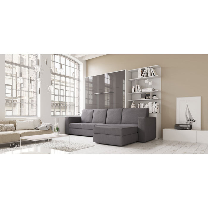 Maxima House Invento Murphy Bed with Couch | European Queen