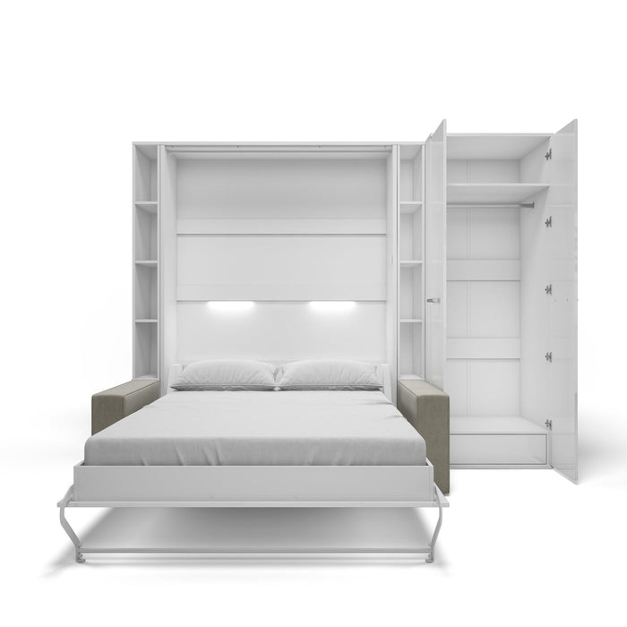 Murphy Bed with Couch | European Full | Maxima House Invento