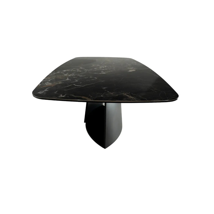 Maxima House Mattia Dining Table with Ceramic Top and Wooden base DI003