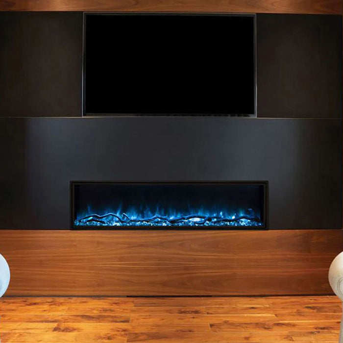 Modern Flames Landscape Pro Slim 80" Single-Sided Built-In Electric Fireplace - LPS-8014