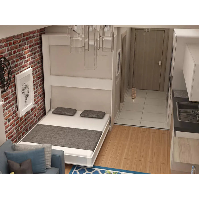 Queen Murphy Bed Eco Platform Vertical Wall Bed by Multimo Beds