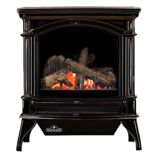 Napoleon Knightsbridge™ Direct Vent Stove, Natural Gas, Millivolt Ignition - Black GDS60-1NSB