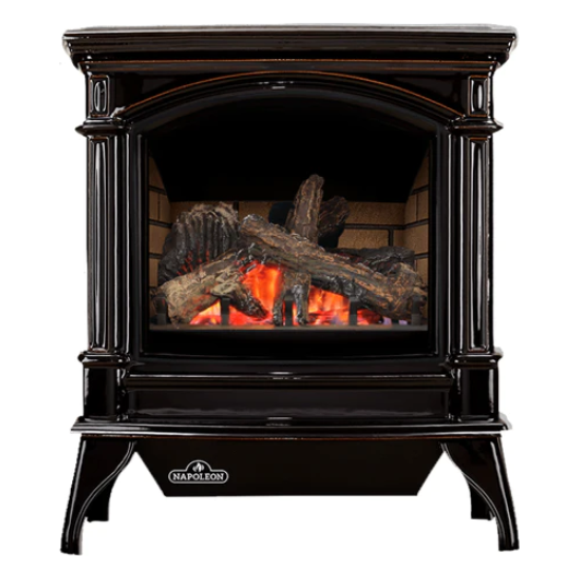 Napoleon Knightsbridge™ Direct Vent Stove, Natural Gas, Millivolt Ignition - Black GDS60-1NSB