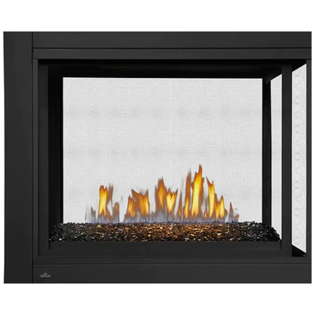 Napoleon Ascent™ Multi-View 3-Sided Direct Vent Fireplace with Glass Embers, Natural Gas, Millivolt Ignition BHD4PGN