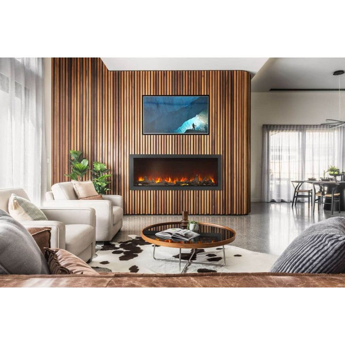 Napoleon Astound 96'' Built-in Electric Fireplace NEFB96AB