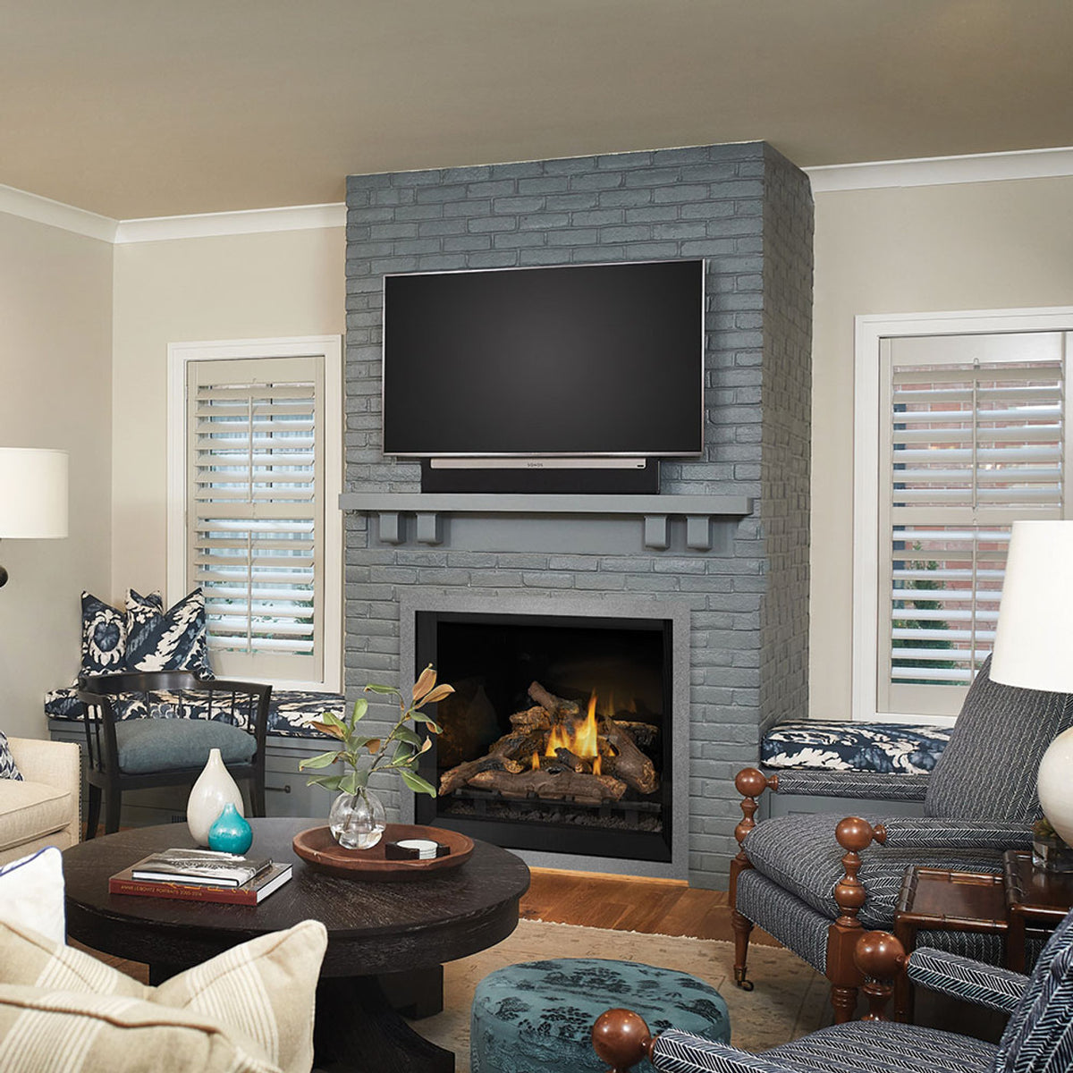 Napoleon Decorative Brick Panels Old Town Red Standard for Elevation x Series GAS Fireplace 42