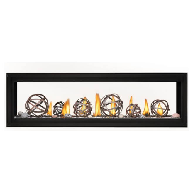 Napoleon Luxuria 62'' See Through Direct Vent Fireplace LVX62N2X-1 - Elegamt Home USA