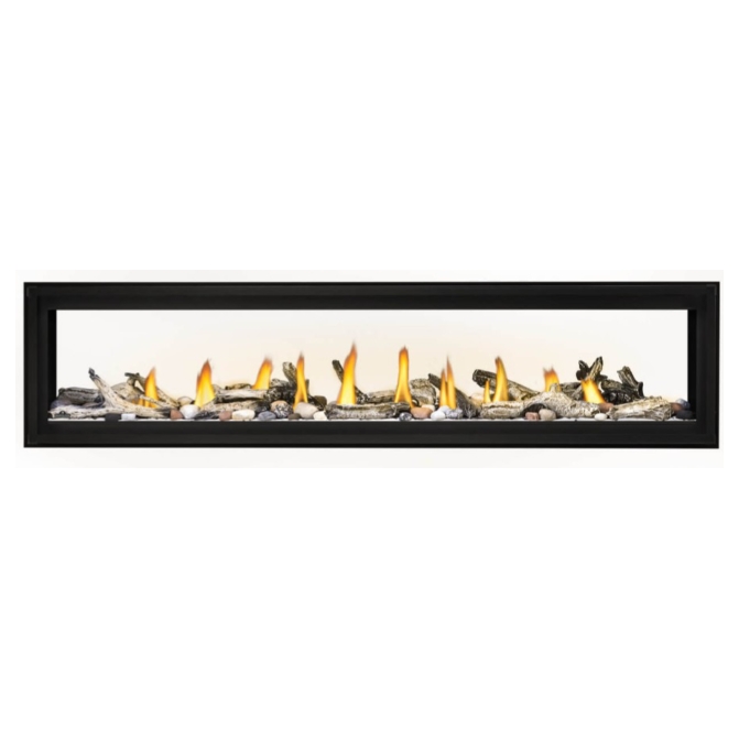 Napoleon Luxuria 74'' See Through Direct Vent Fireplace LVX74N2X-1 - Elegamt Home USA