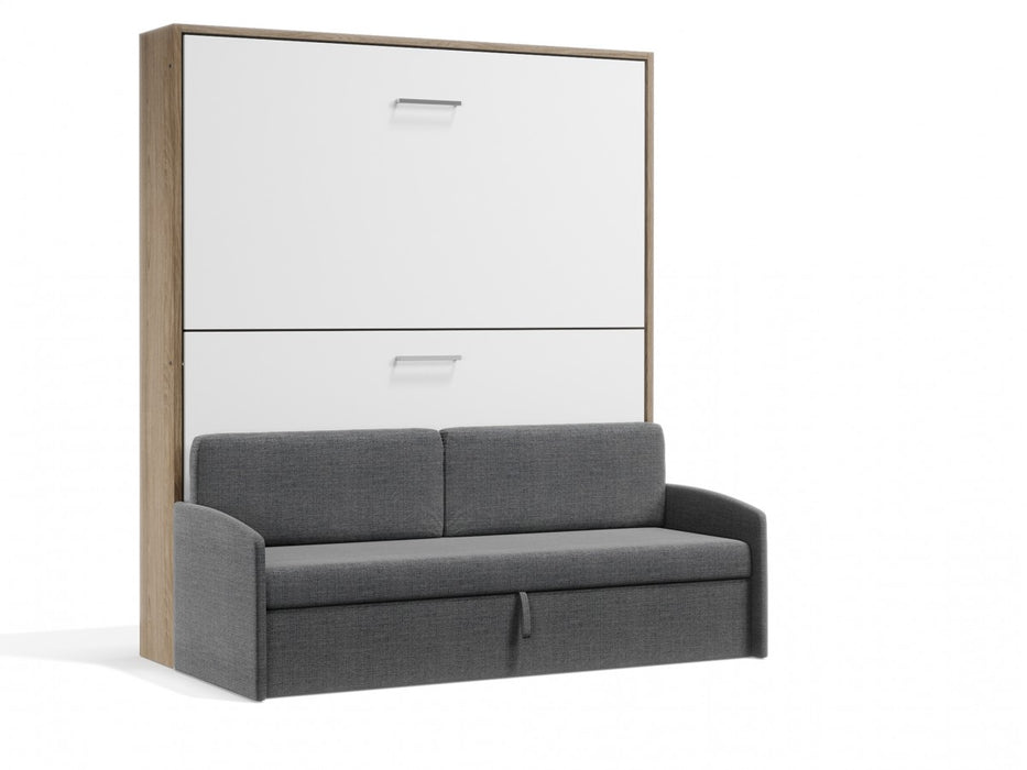 Pensiero Twin Wall Bunk Bed (Murphy-style) and Sofa Set – Space-Saving Elegance by Multimo Beds