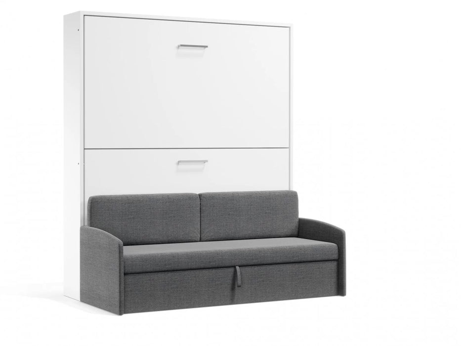 Pensiero Twin Wall Bunk Bed (Murphy-style) and Sofa Set – Space-Saving Elegance by Multimo Beds