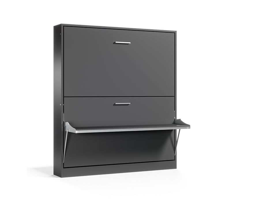 Pensiero Twin Wall Bunk Bed (Murphy-style)  with Desk – Space-Saving Elegance by Multimo Beds