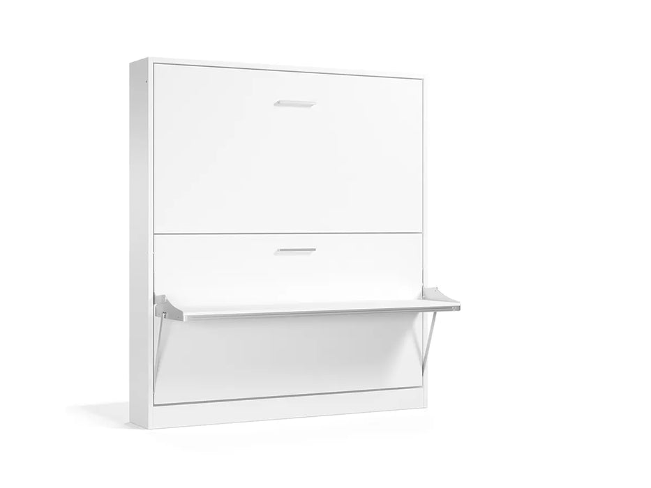 Pensiero Twin Wall Bunk Bed (Murphy-style)  with Desk – Space-Saving Elegance by Multimo Beds