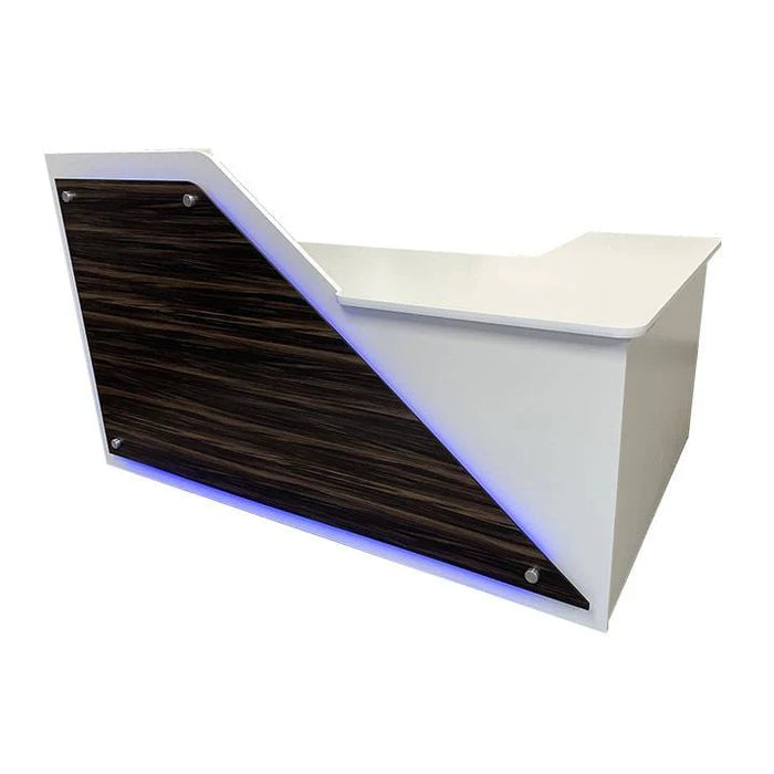 Modern Reception Desk | L‑Shape Flat‑Pack Desk