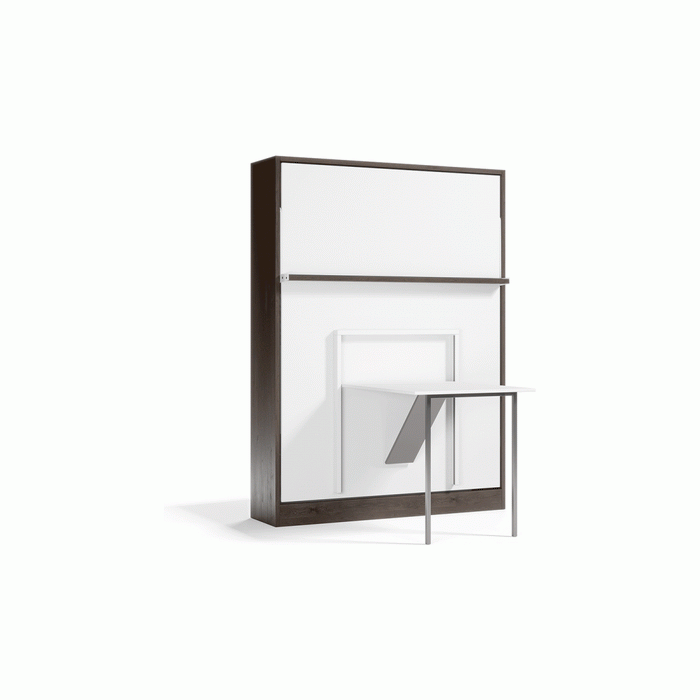 Royal Queen Size Wall Bed with Folding Table by Multimo Beds