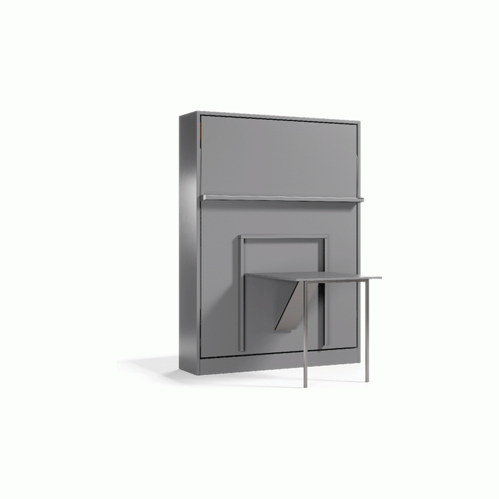 Royal Queen Size Wall Bed with Folding Table by Multimo Beds