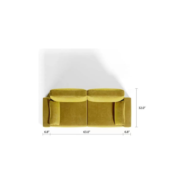 Royal Vertical Queen Size 2 Seat Sofa by Multimo