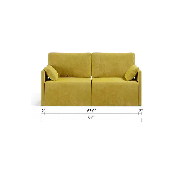 Royal Vertical Queen Size 2 Seat Sofa by Multimo