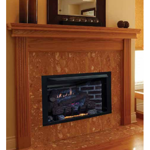 Superior 36" Traditional Vent-Free Natural Gas Fireplace With Electronic Ignition VRT4036ZEN