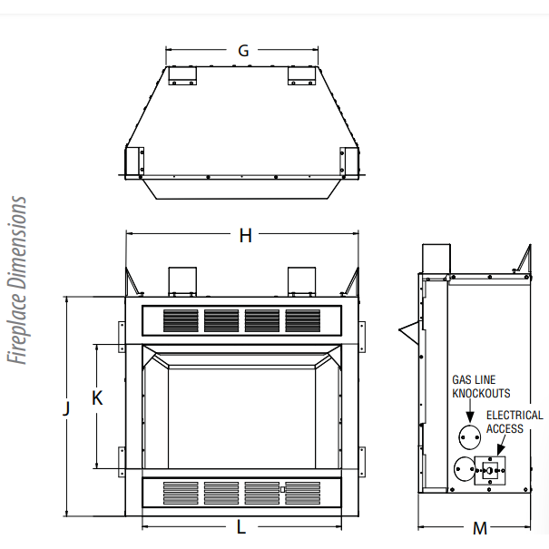 Superior 36" Traditional Vent-Free Fireplace