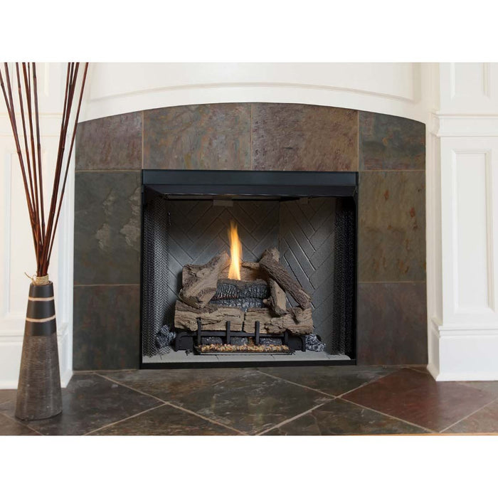 Superior 32" Traditional Vent-Free Gas Fireplace With White Stacked Refractory Panels VRT3232WS