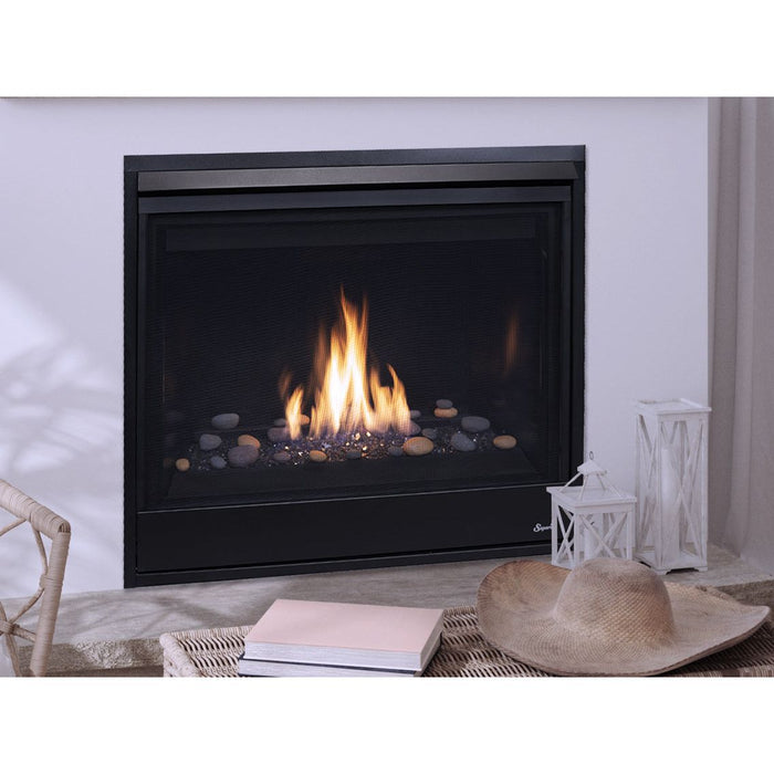 Superior 35'' Direct Vent Contemporary Natural Gas Fireplace DRC3035DEN-B
