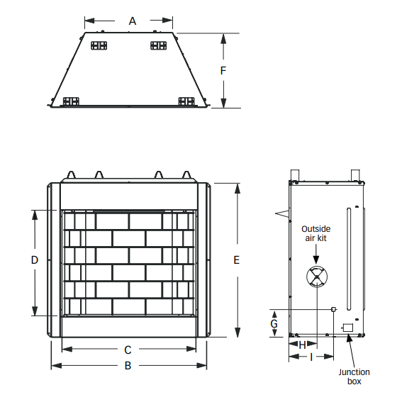 Superior 36" Traditional Vent-Free Fireplace