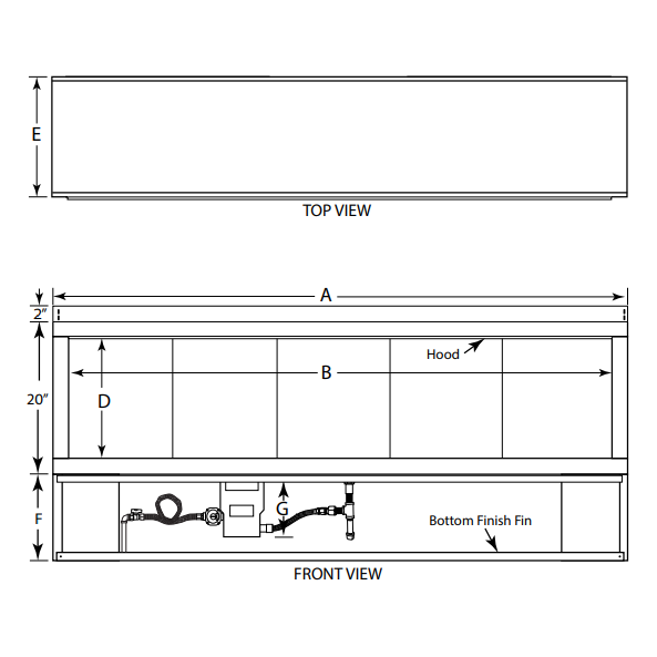 Superior 48" Linear Contemporary Outdoor Vent-Free Natural Gas Fireplace ODLVF48ZEN