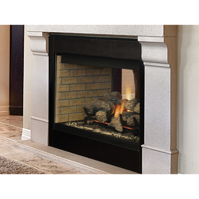 Superior DRT40ST 40" Traditional Direct Vent See-Through Natural Gas Fireplace DRT40STDEN- Elegant Home USA