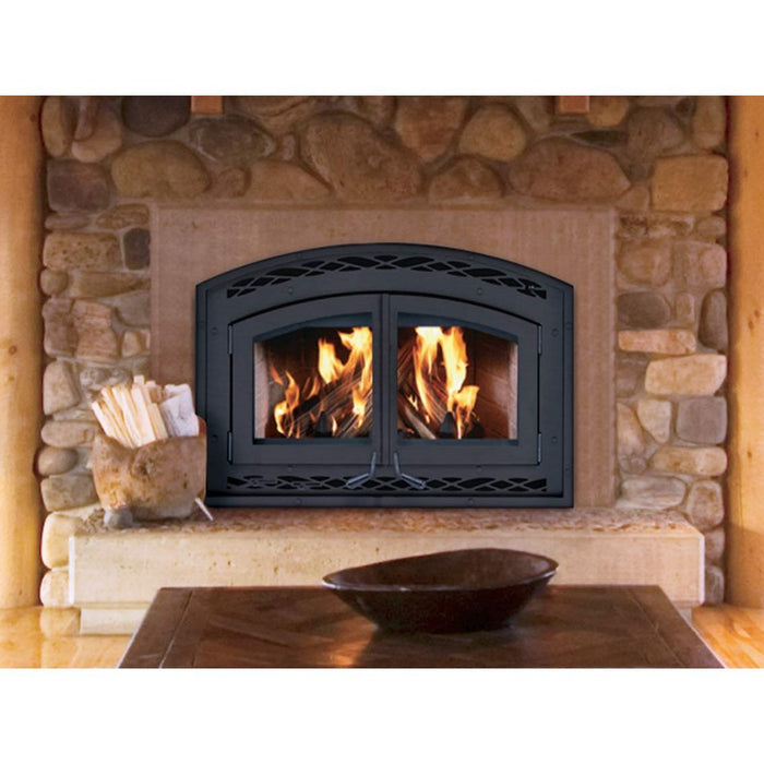 Superior WCT6940 31" EPA Certified CAT Wood Burning Fireplace With White Stacked Refractory Panels WCT6940WS