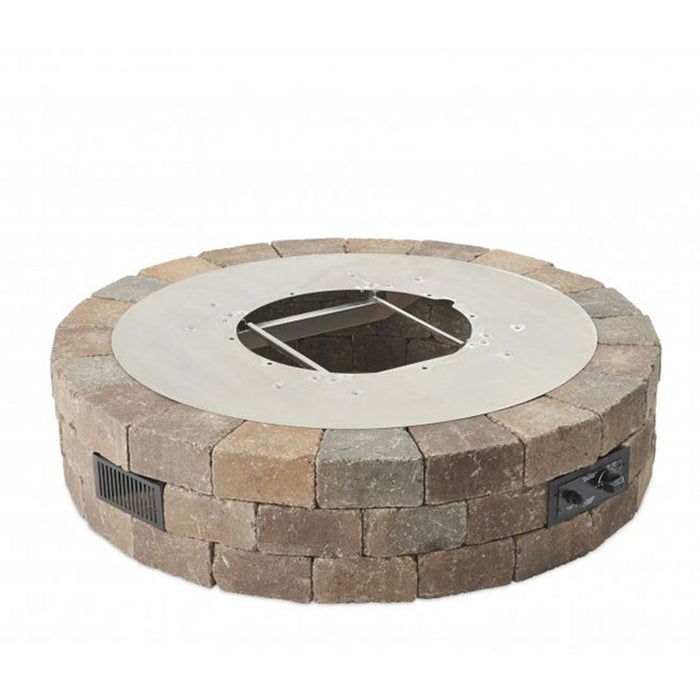 The Outdoor Greatroom Company Bronson Block Round Gas Fire Pit Kit BRON52-K