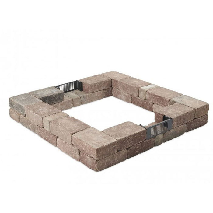 The Outdoor Greatroom Company Bronson Block Square Gas Fire Pit Kit BRON5151-K