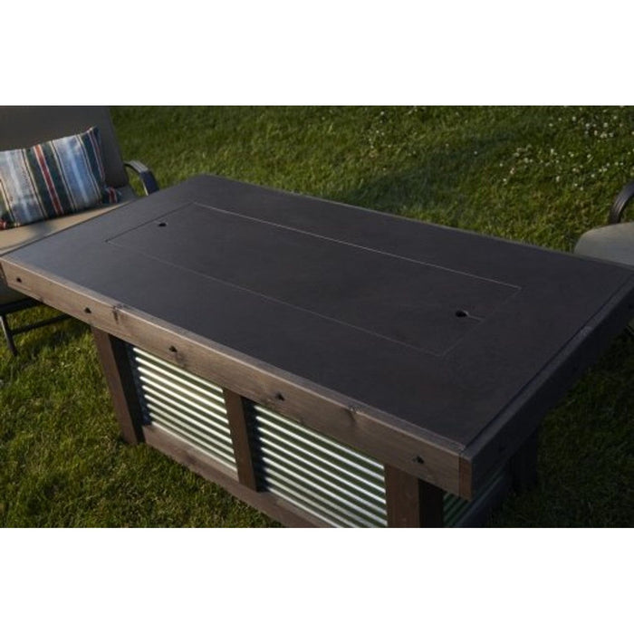 The Outdoor Greatroom Company Denali Brew Linear Gas Fire Pit Table DENBR-1242