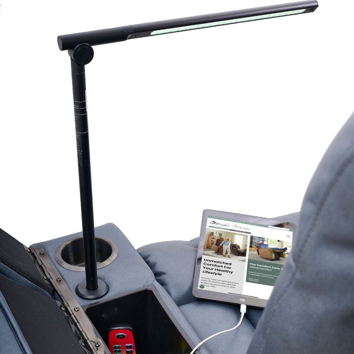 UltraComfort UC472 Rhodes Medium Sinda Lagoon Power Lift Recliner