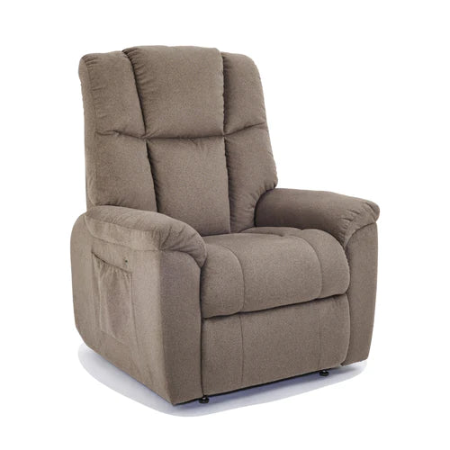 UltraCozy Zero Gravity Powered+ Recliner Chair Leather Cork UC669-MED-STD-LCO