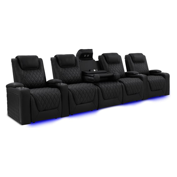 Valencia Oslo Luxury Console Home Theater Seating Row of 5