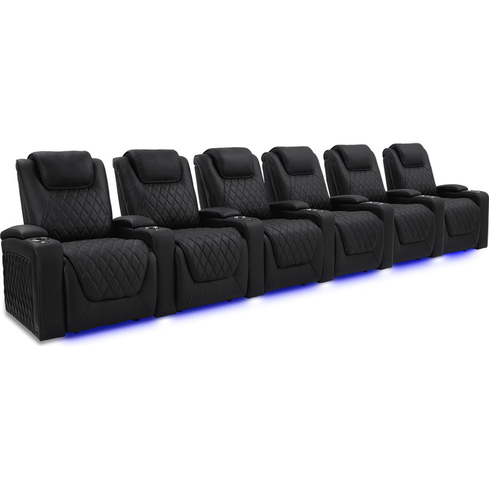 Valencia Oslo Luxury Edition Home Theater Seating Row of 6 — Elegant