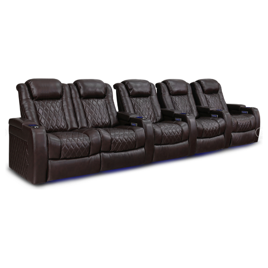 Valencia Tuscany XL Home Theater Seating Row of 5