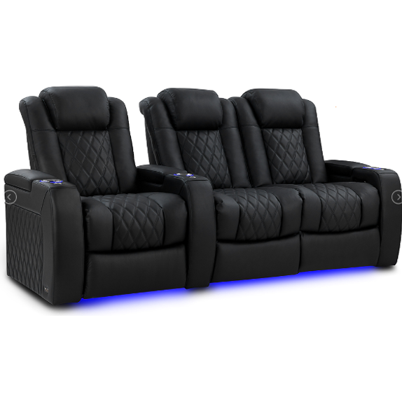 Valencia Tuscany Luxury Edition Home Theater Seating Row of 3