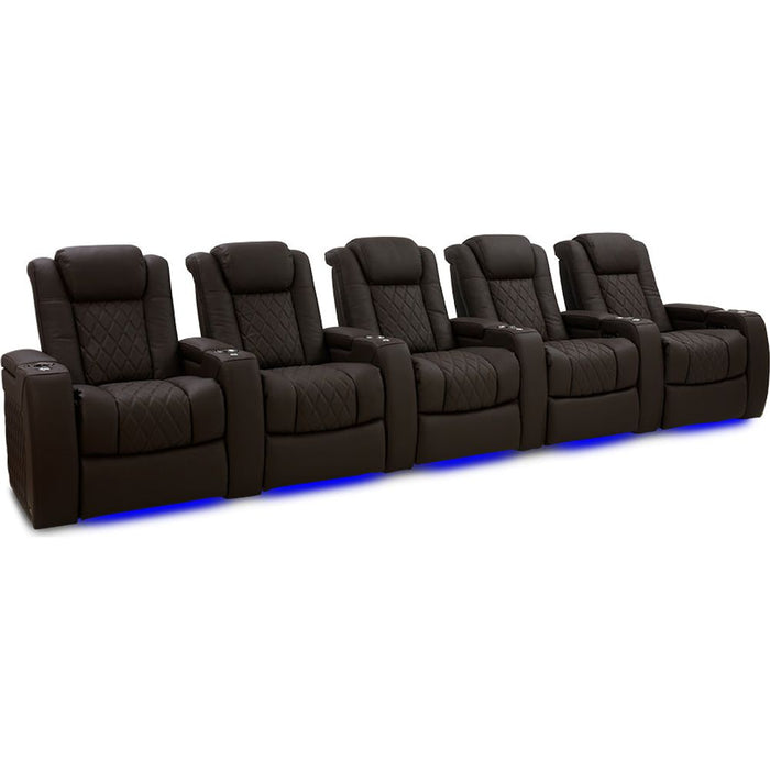 Valencia Tuscany Ultimate Luxury Edition Home Theater Seating Row of 5