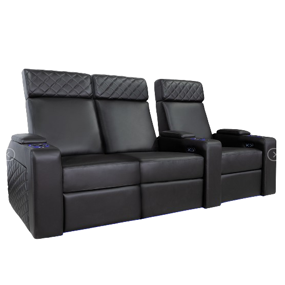 Valencia Zurich Home Theater Seating Row of 3