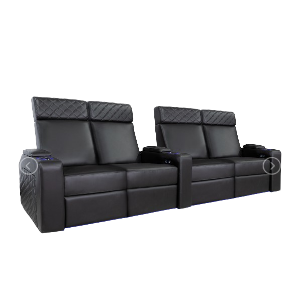 Valencia Zurich Home Theater Seating Row of 4